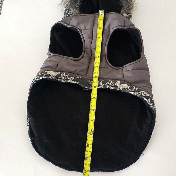 Outdoor dog hooded winter jacket - Picture 6 of 9